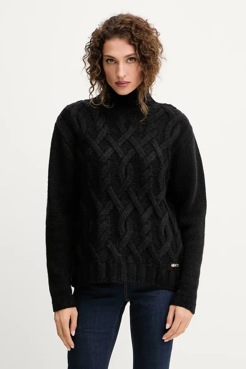 maglione in misto lana HENRY donna colore nero GPA25255LU