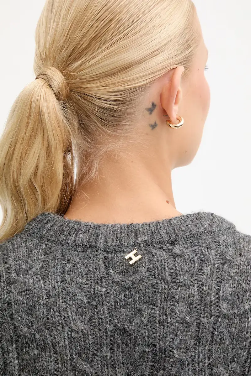 maglione in misto lana MARKOVKA donna colore grigio GPA25146MA miniatura 5