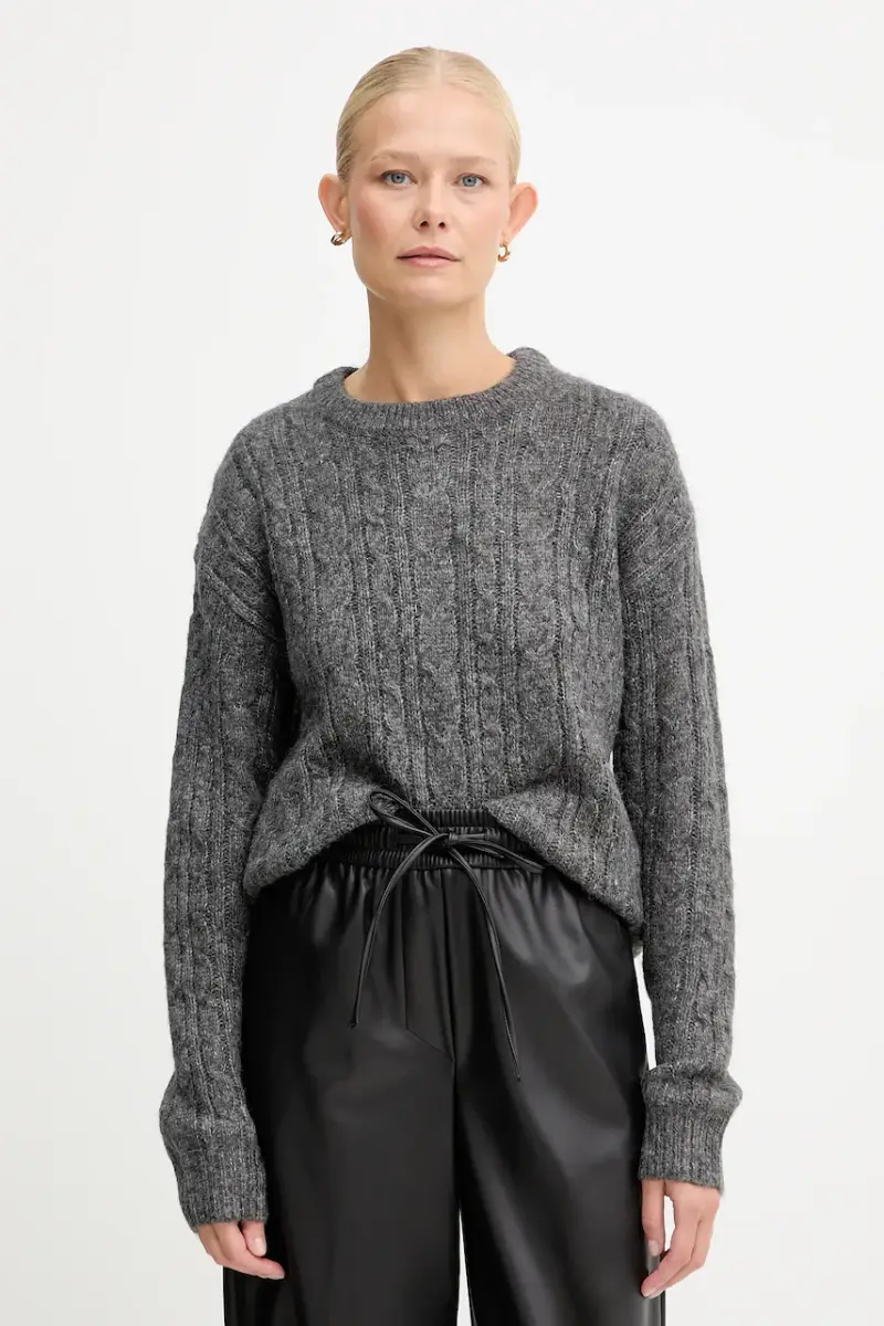 maglione in misto lana MARKOVKA donna colore grigio GPA25146MA