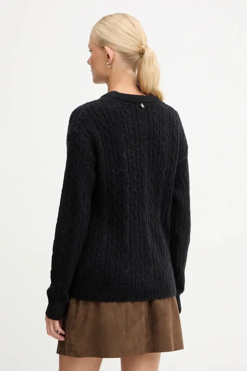 maglione in misto lana MARKOVKA donna colore nero GPA25146MA miniatura 3