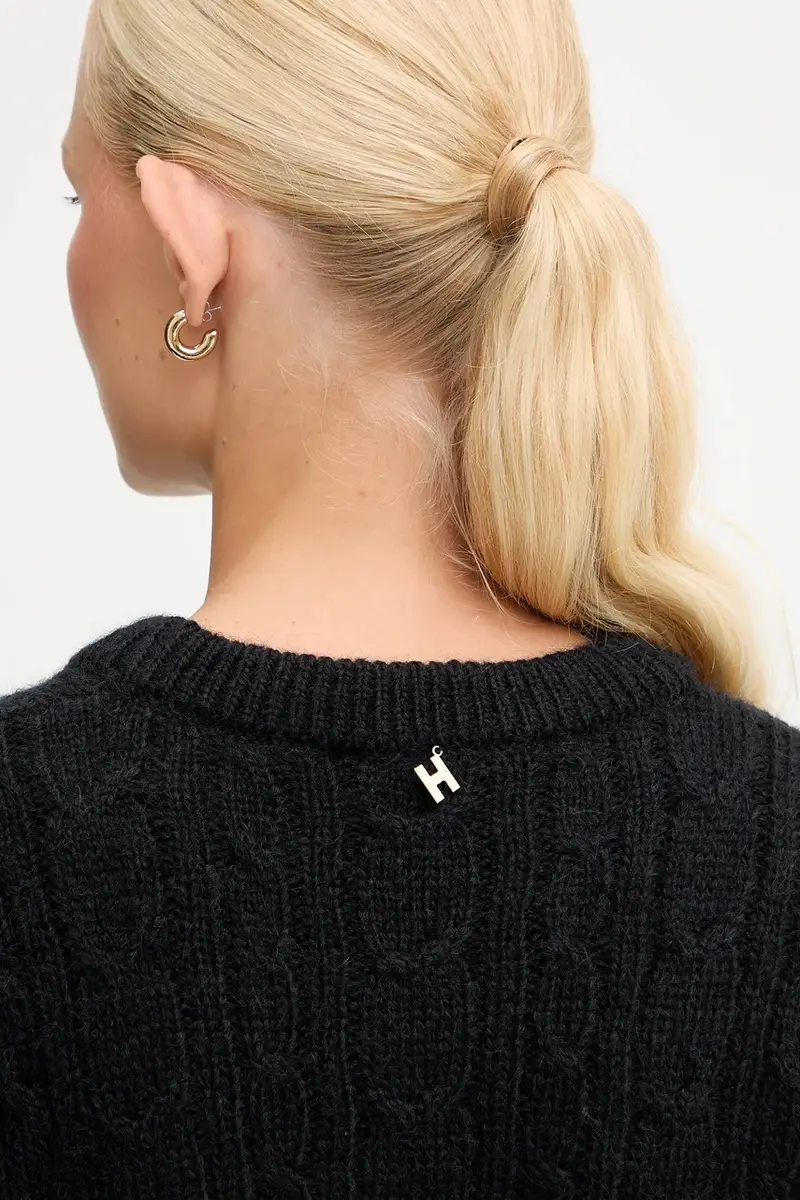 maglione in misto lana MARKOVKA donna colore nero GPA25146MA miniatura 5