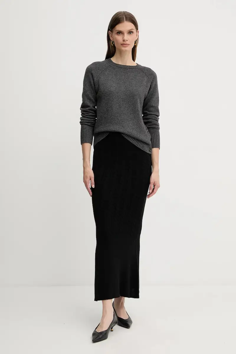 maglione in misto lana PICOULANE donna colore grigio GPA25233MA miniatura 2