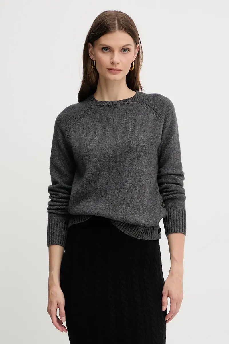 maglione in misto lana PICOULANE donna colore grigio GPA25233MA