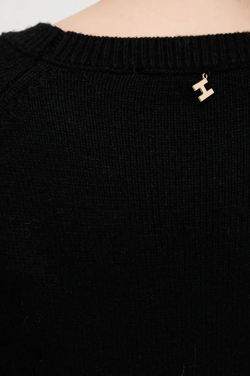 maglione in misto lana PICOULANE donna colore nero GPA25233MA miniatura 5