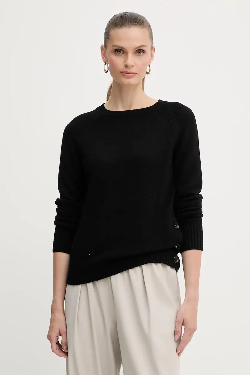 maglione in misto lana PICOULANE donna colore nero GPA25233MA