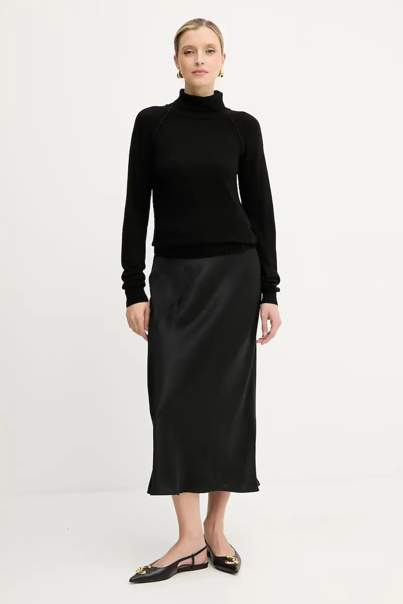 maglione in misto lana SAM donna colore nero GPA25244LU miniatura 2