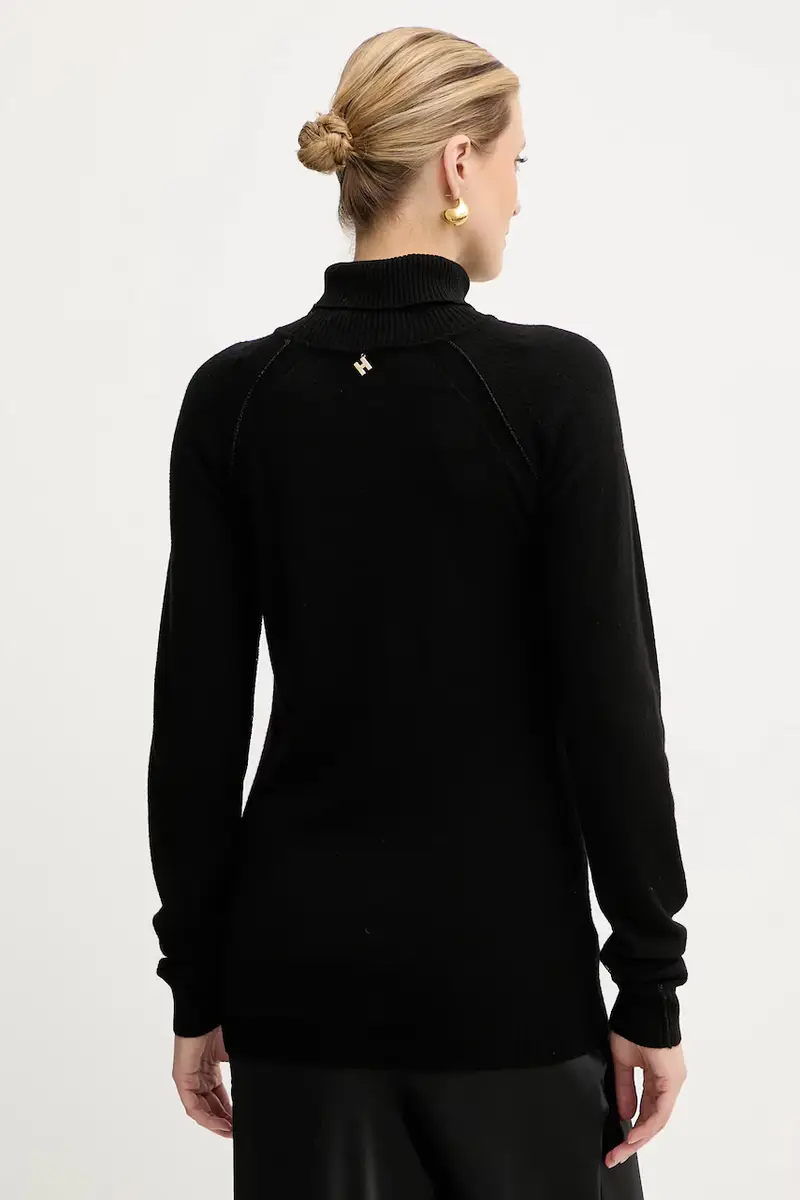 maglione in misto lana SAM donna colore nero GPA25244LU miniatura 3