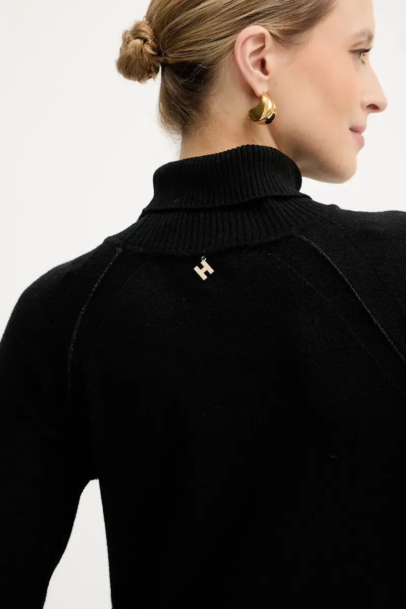 maglione in misto lana SAM donna colore nero GPA25244LU miniatura 4