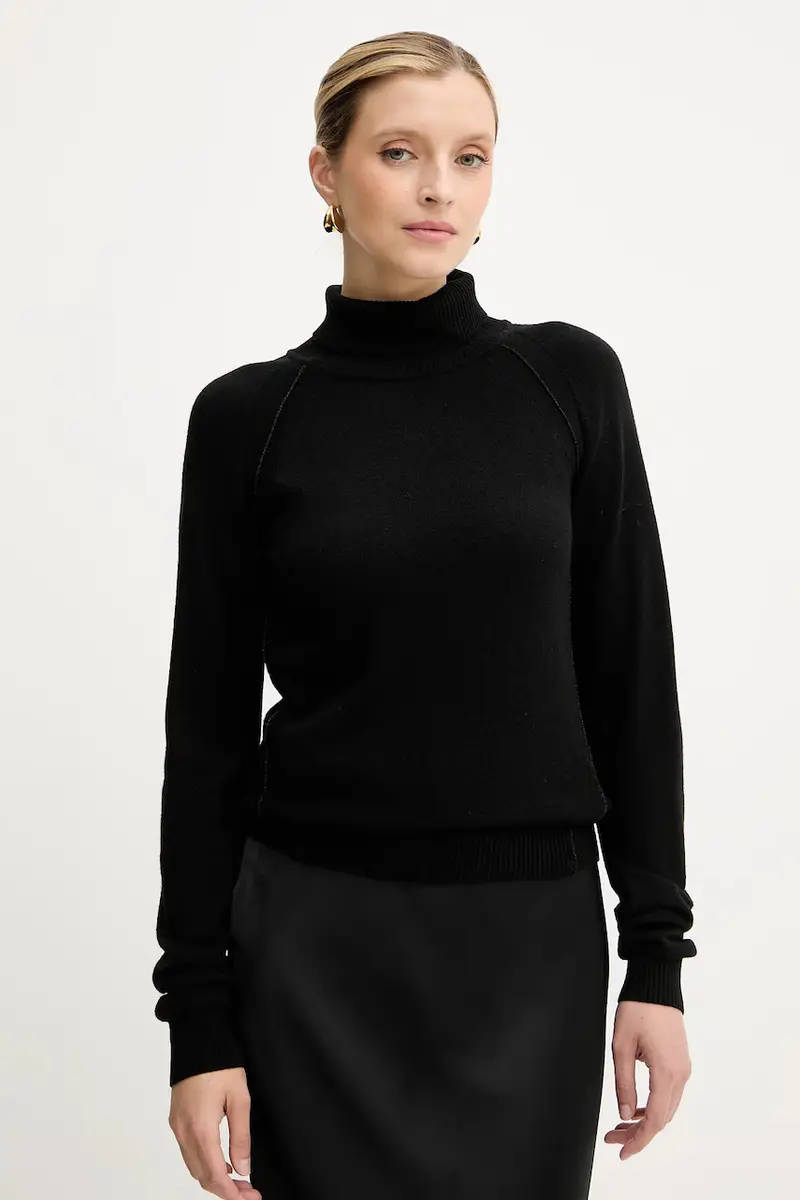 maglione in misto lana SAM donna colore nero GPA25244LU