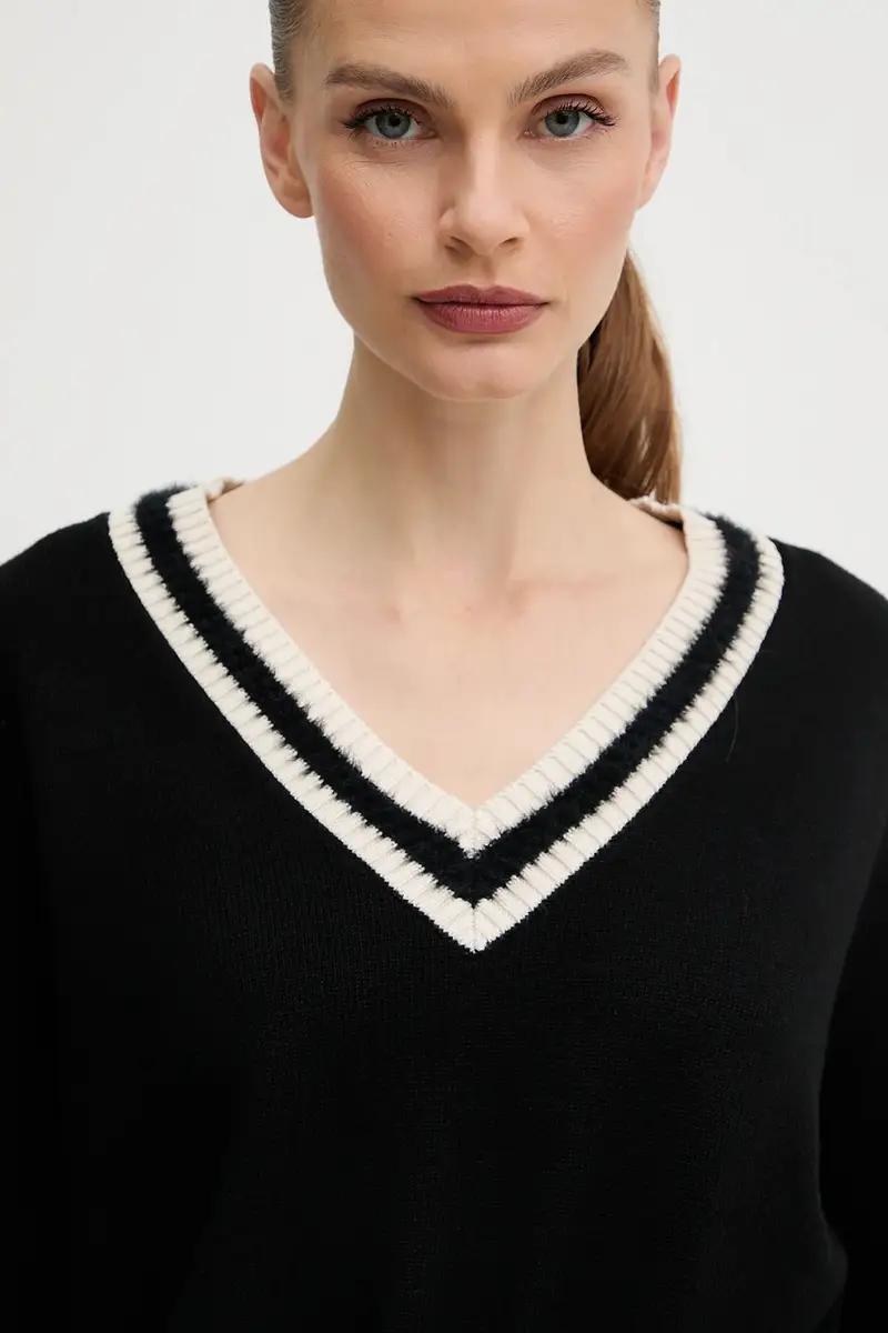 maglione OLIVIER donna colore nero GPA25287MA miniatura 4