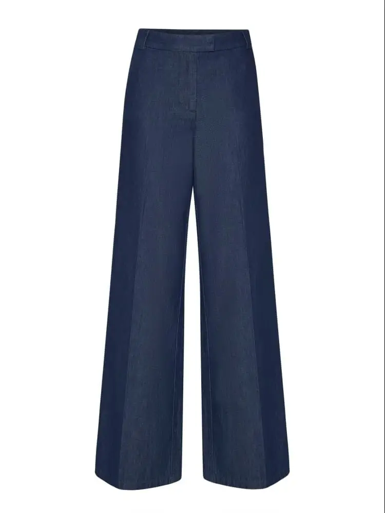 pantalone denim paifa blu medio