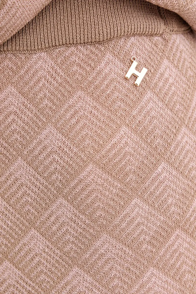 pantaloni in lino misto ARIS donna colore rosa GPA25201PA miniatura 4