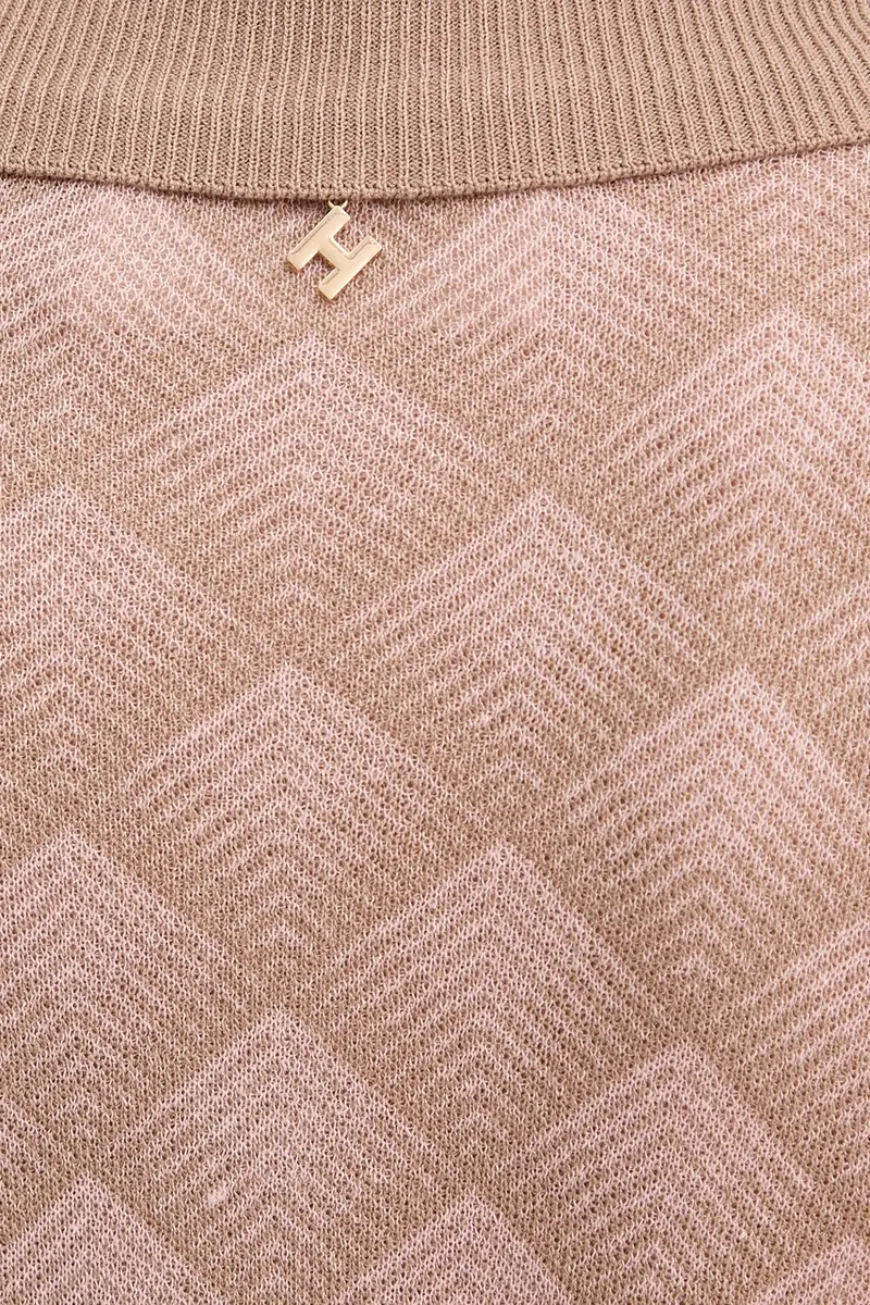 pantaloni in lino misto ARIS donna colore rosa GPA25201PA miniatura 5