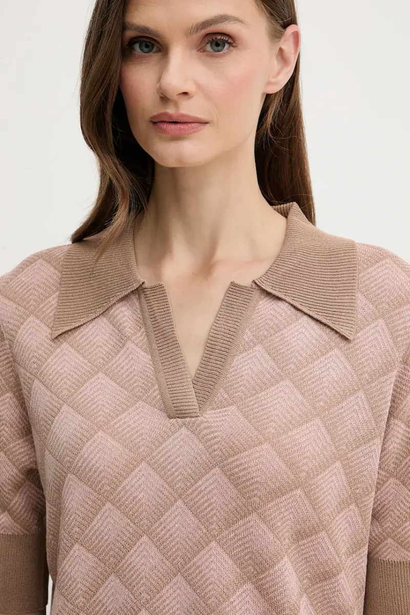 Silvian Heach Polo Donna Rosa 3427671 miniatura 4