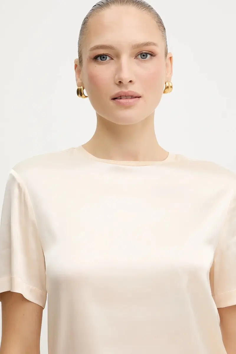 Silvian Heach T-shirt Donna Beige 3423460 miniatura 4