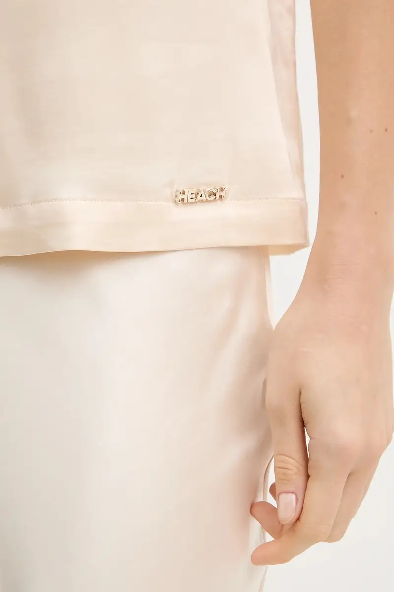 Silvian Heach T-shirt Donna Beige 3423460 miniatura 5