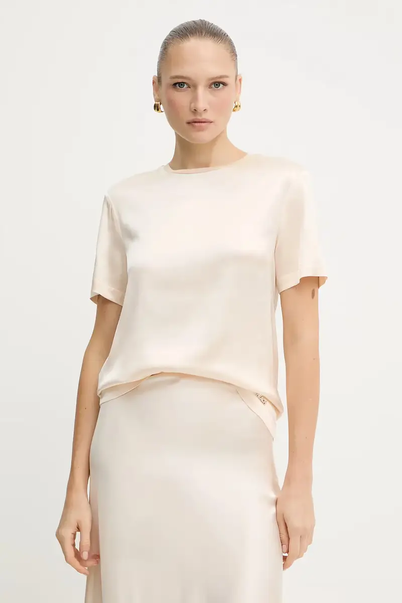 Silvian Heach T-shirt Donna Beige 3423460