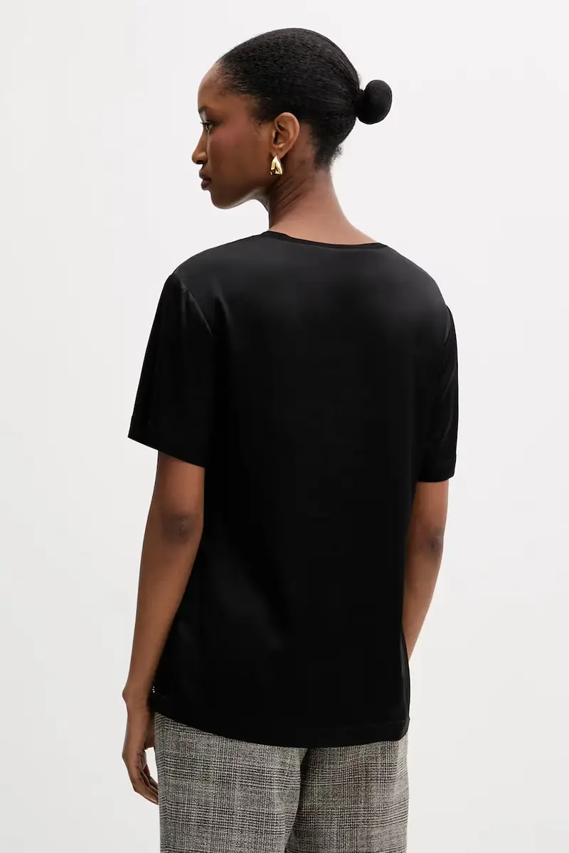 Silvian Heach T-shirt Donna Nero 3426906 miniatura 3