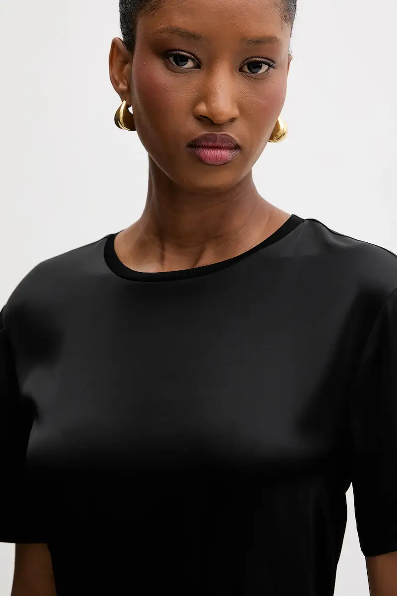 Silvian Heach T-shirt Donna Nero 3426906 miniatura 4