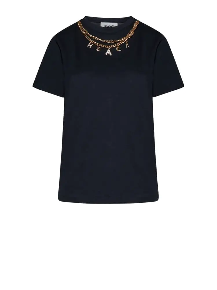 Silvian Heach T-shirt Nero 4447048