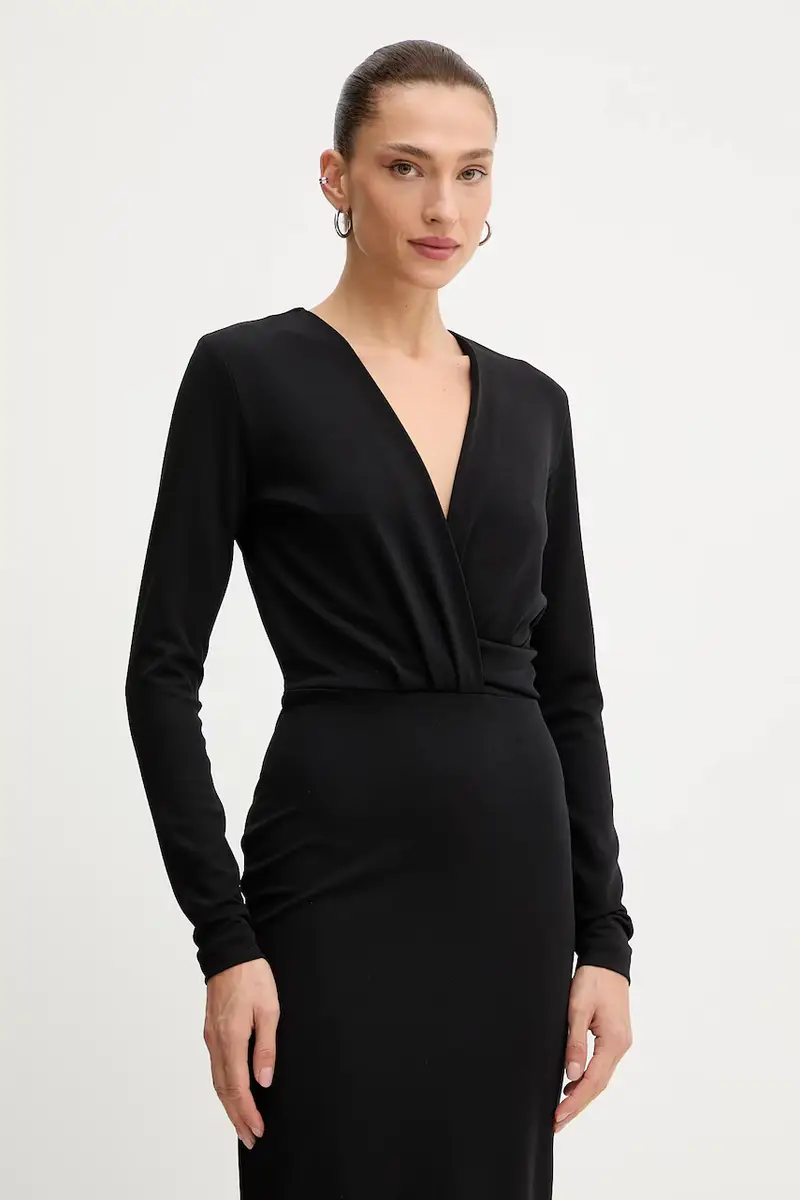 vestito BAGHED colore nero GPA25002VE miniatura 4