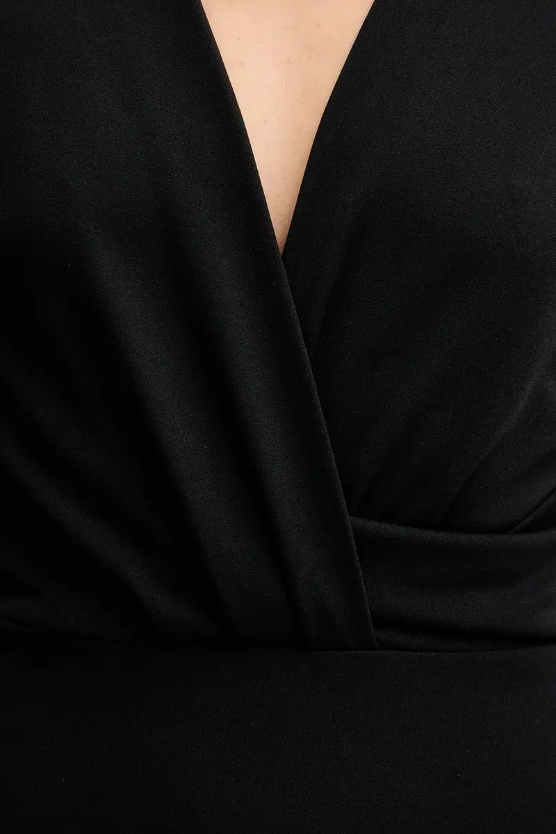 vestito BAGHED colore nero GPA25002VE miniatura 5