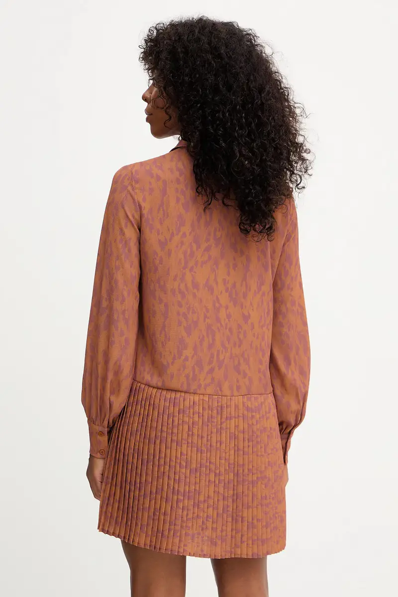 vestito BENYE colore marrone GPA25467VE miniatura 3