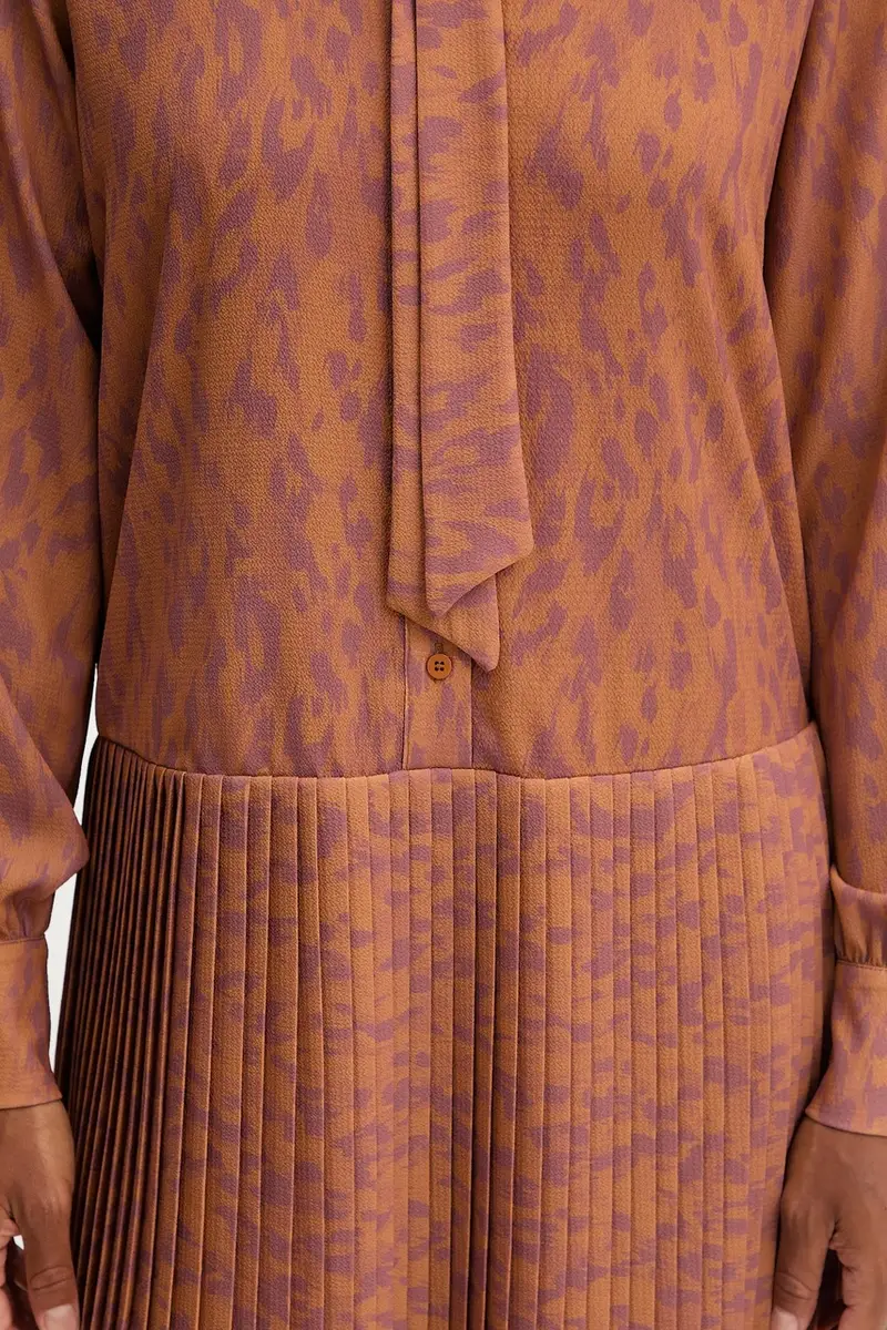 vestito BENYE colore marrone GPA25467VE miniatura 5