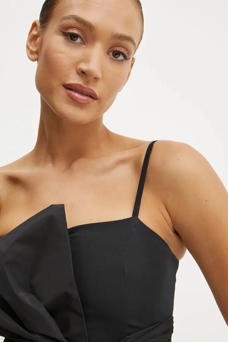 vestito CANELLAS colore nero CVA24044VE miniatura 4