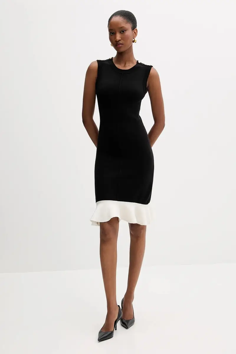 vestito ESPINOSA colore nero GPA25136VE miniatura 2