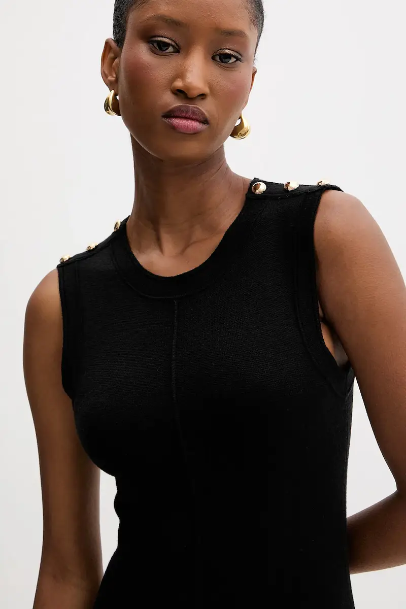 vestito ESPINOSA colore nero GPA25136VE miniatura 4