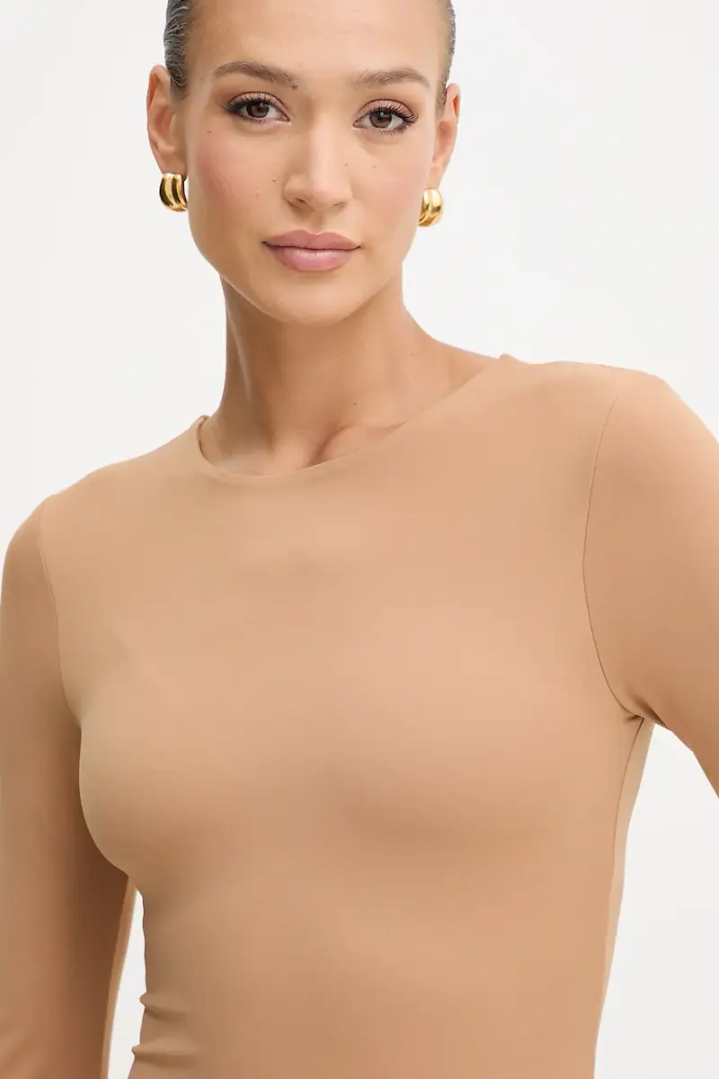 vestito KOGHO colore beige GPA25449VE miniatura 4