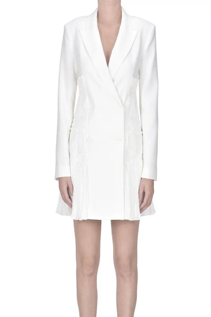 Abito robe manteau Avorio