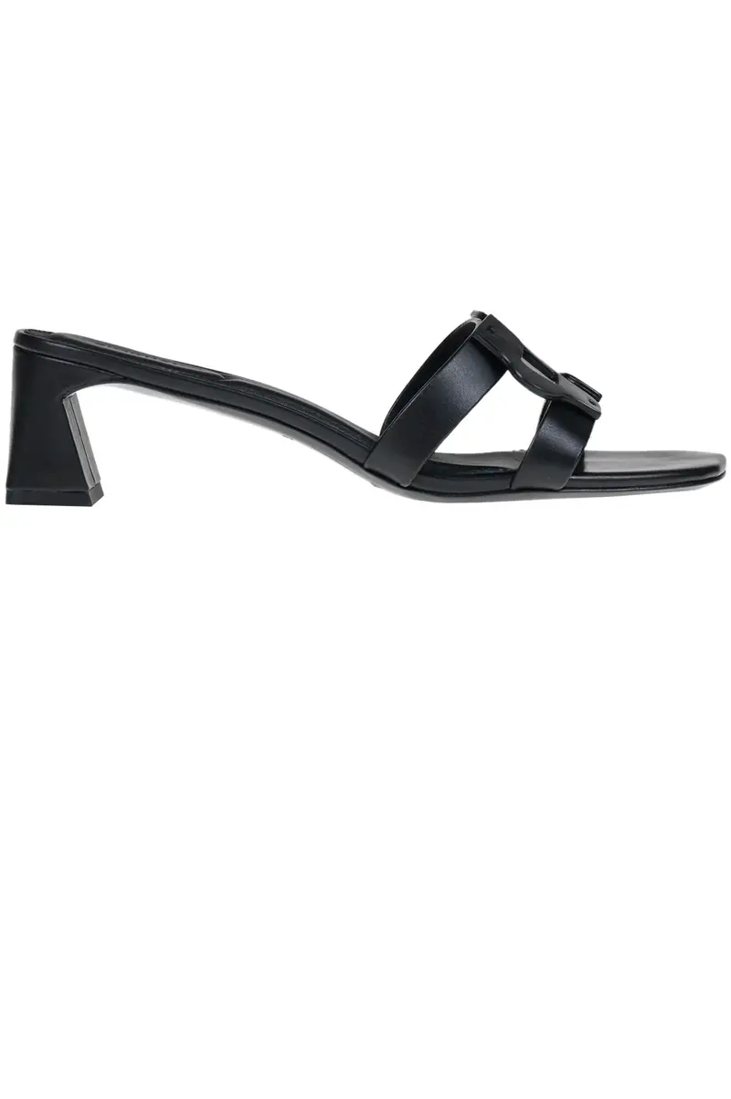 Mules Monogram in pelle