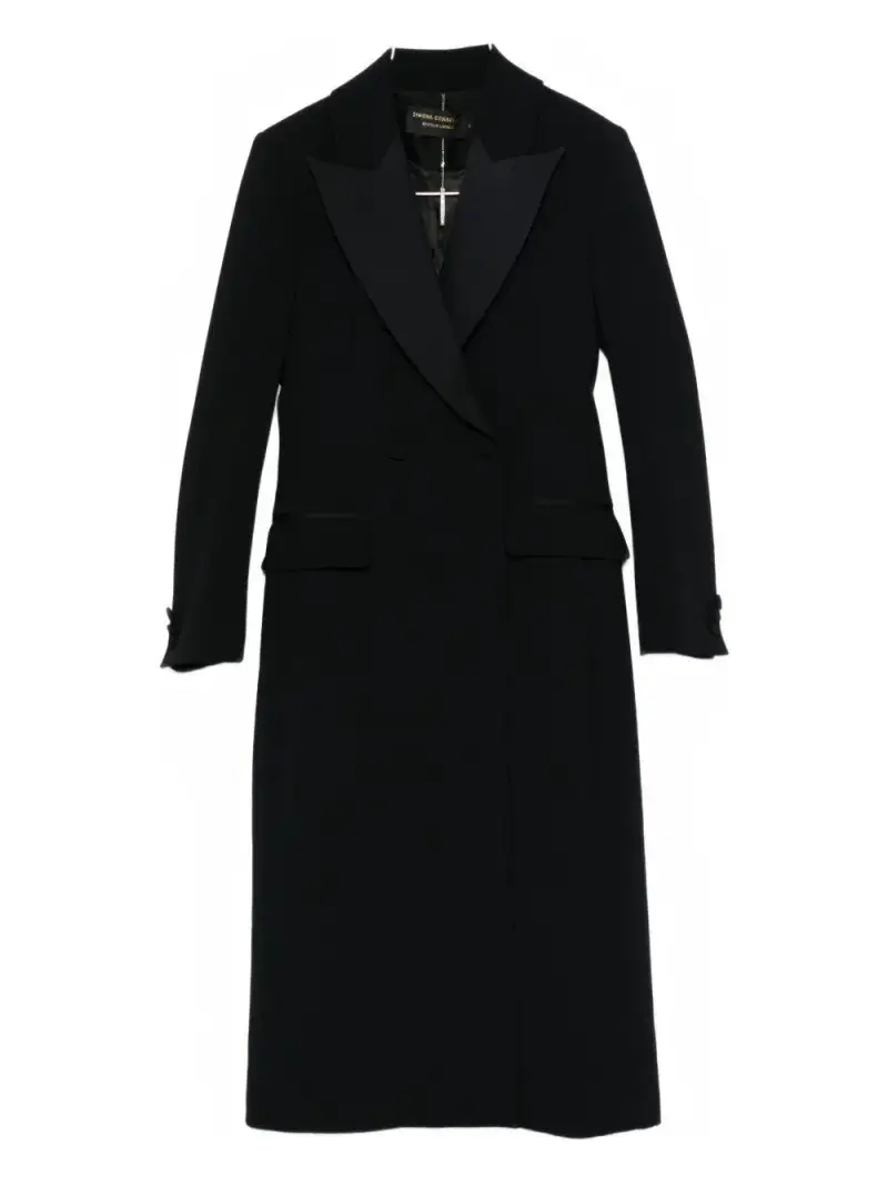 Simona Corsellini Cappotto nero elegante