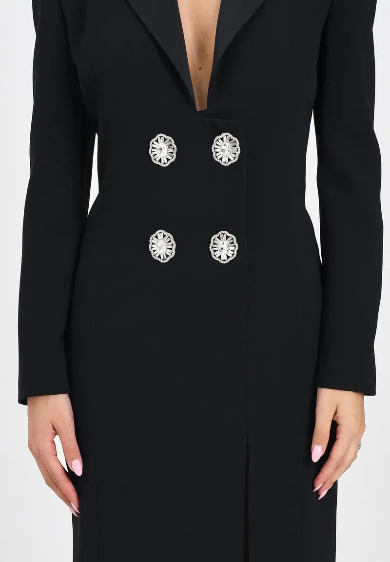 SIMONA CORSELLINI Blazer Donna Nero 1144441 miniatura 2