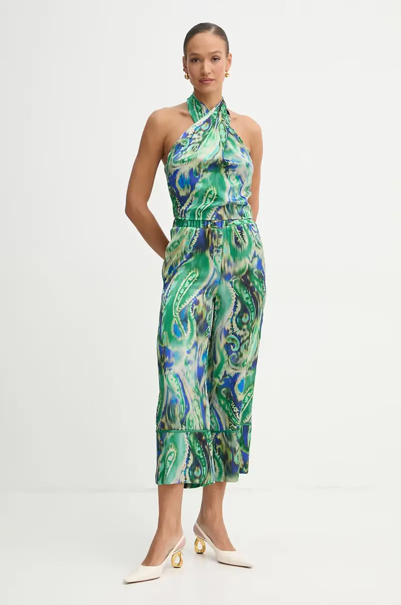 camicetta donna colore verde P25CPTO014 miniatura 2