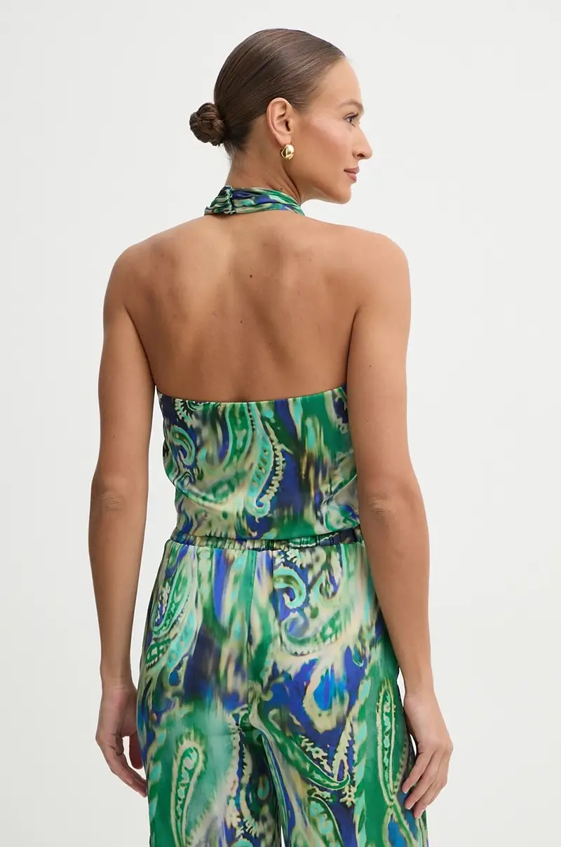 camicetta donna colore verde P25CPTO014 miniatura 3