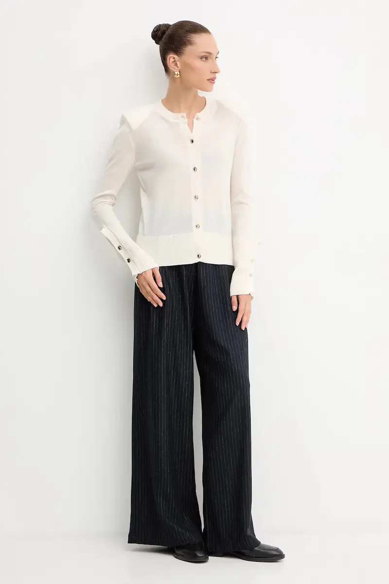 SIMONA CORSELLINI Cardigan Donna Beige 3765268 miniatura 2