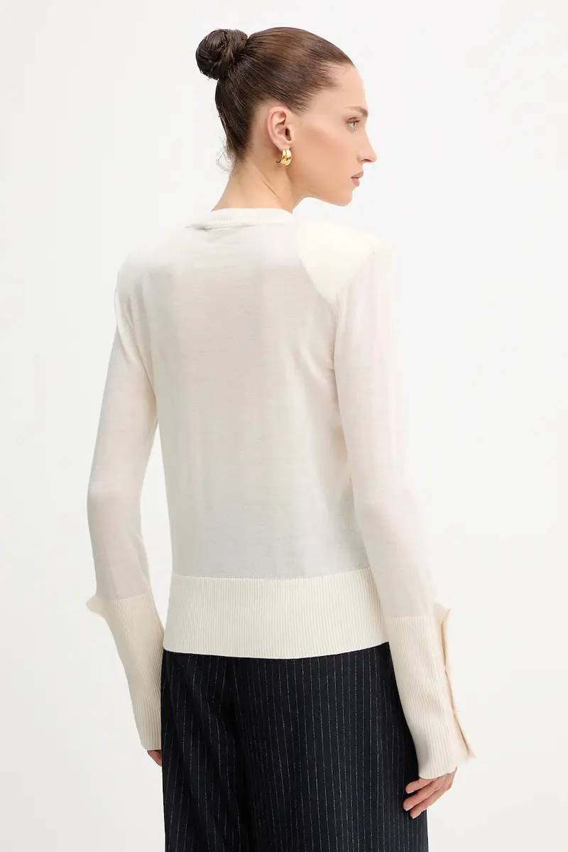 SIMONA CORSELLINI Cardigan Donna Beige 3765268 miniatura 3