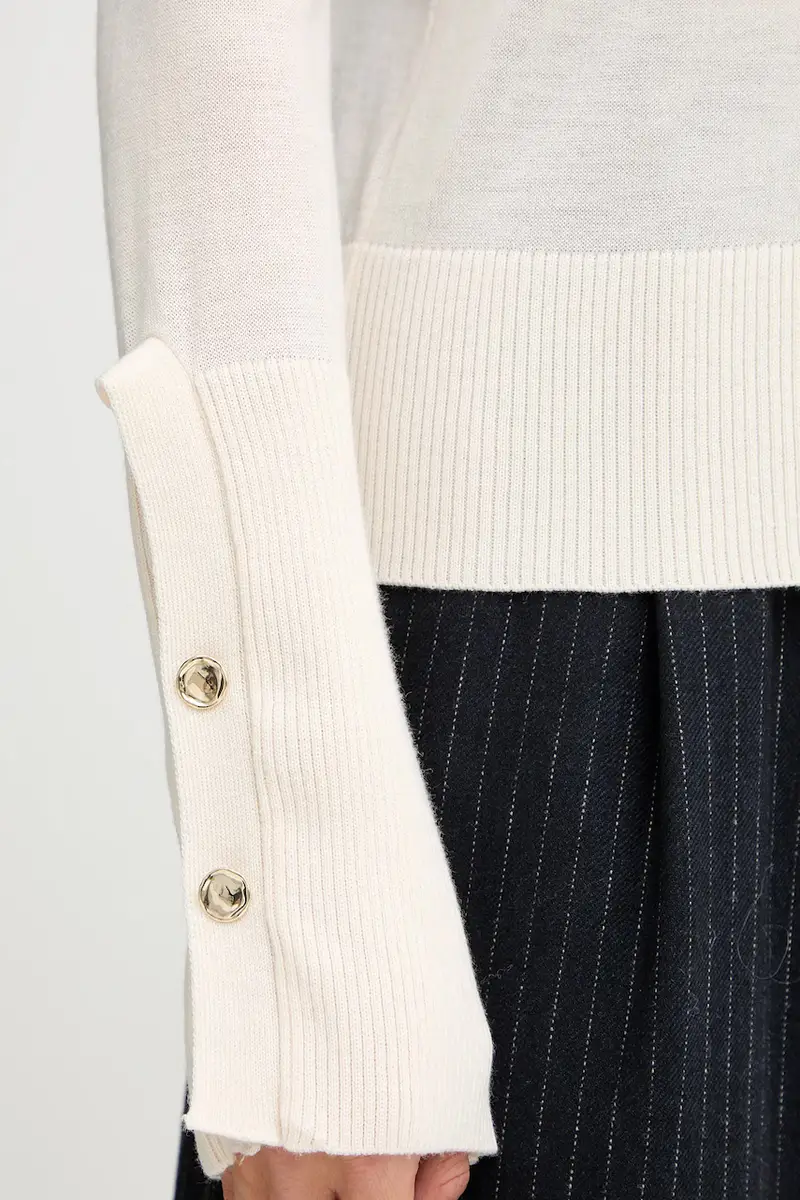 SIMONA CORSELLINI Cardigan Donna Beige 3765268 miniatura 5