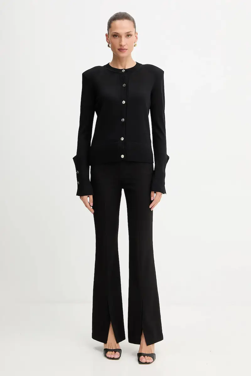 SIMONA CORSELLINI Cardigan Donna Nero 3776552 miniatura 2