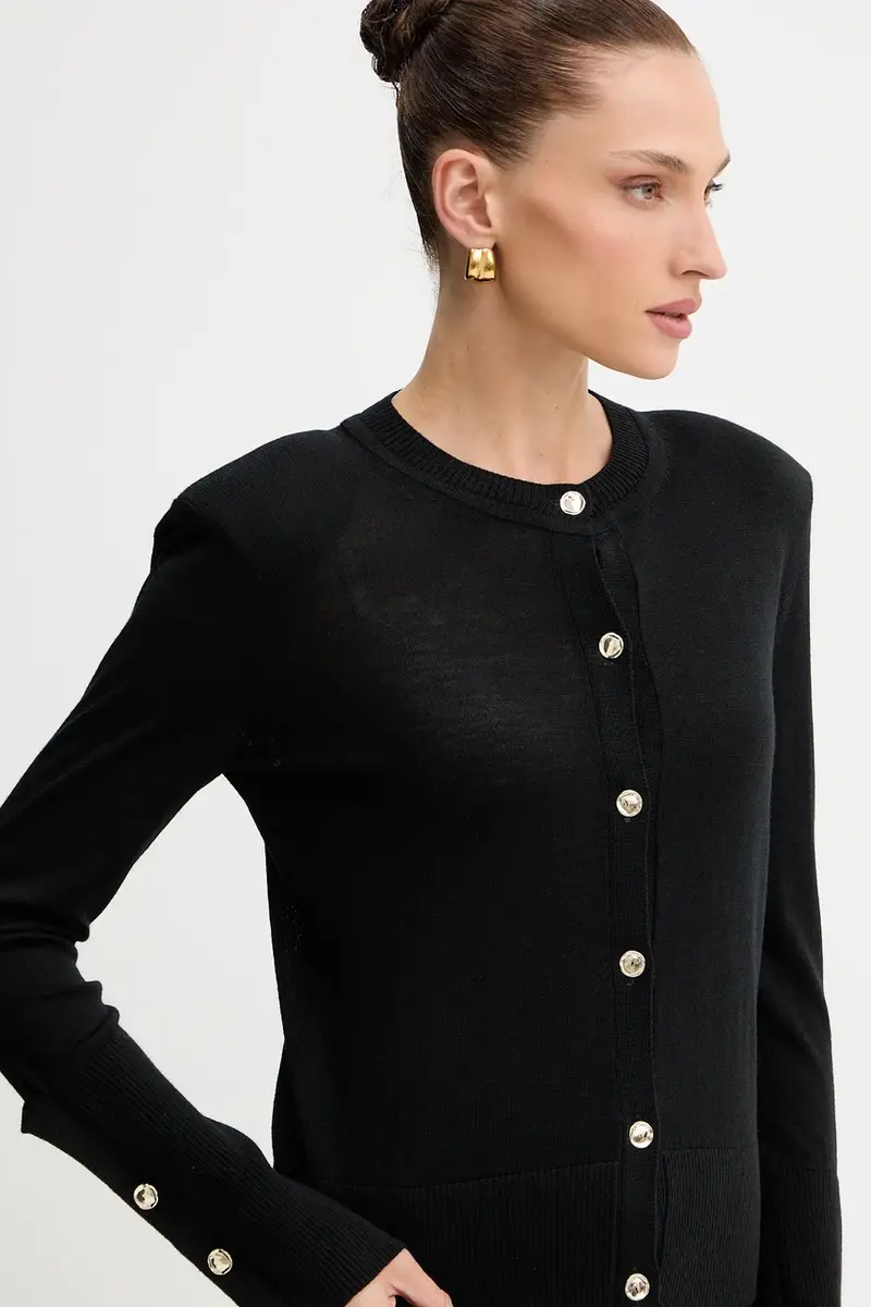 SIMONA CORSELLINI Cardigan Donna Nero 3776552 miniatura 4