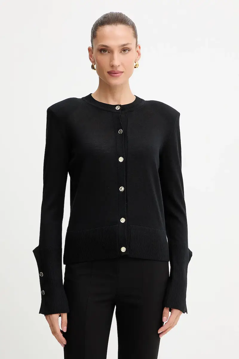 SIMONA CORSELLINI Cardigan Donna Nero 3776552