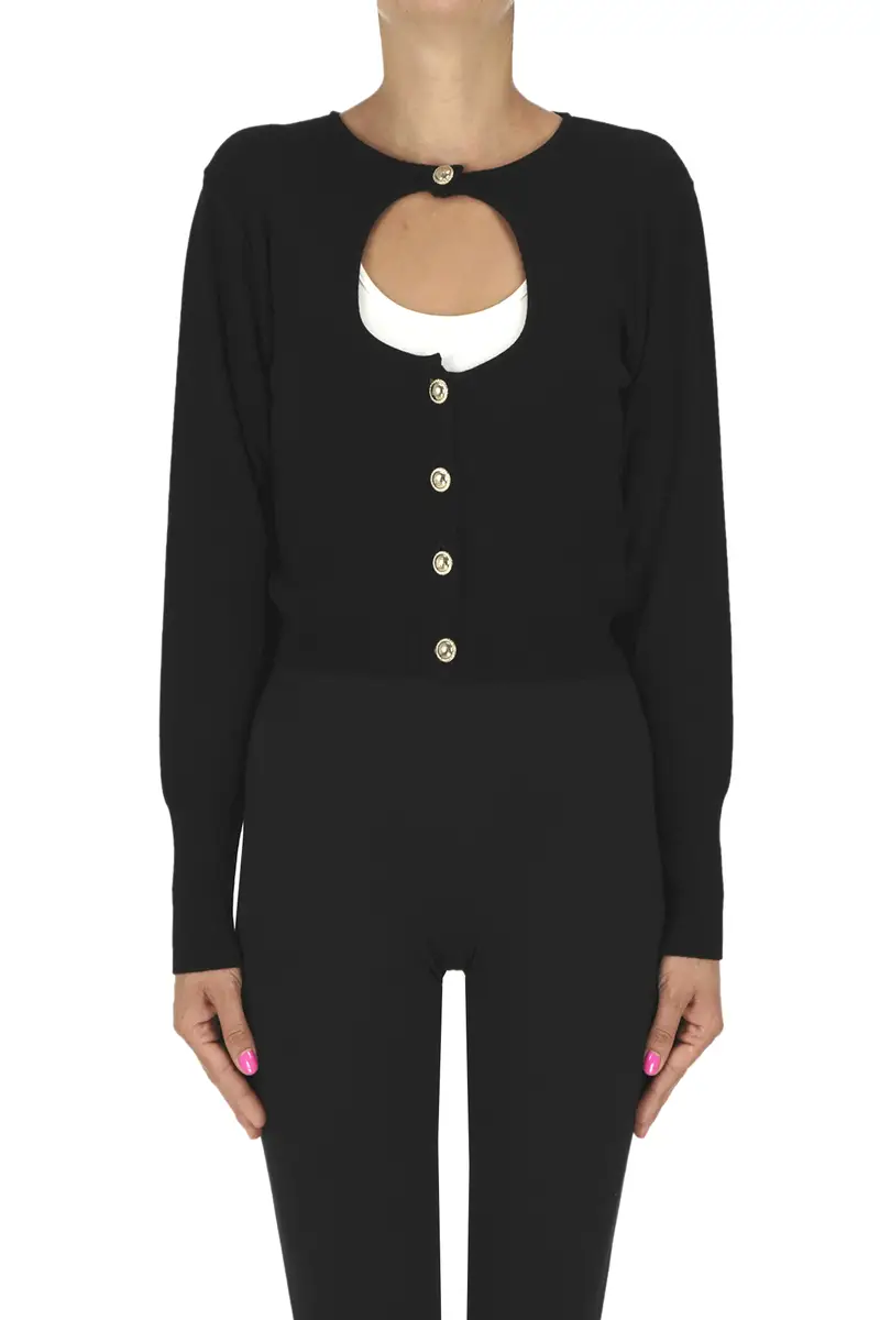SIMONA CORSELLINI Cardigan Nero 2523829