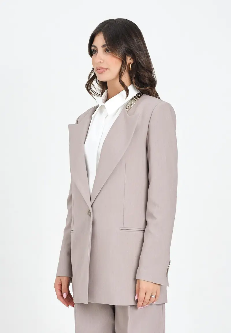SIMONA CORSELLINI Giacca beige da donna