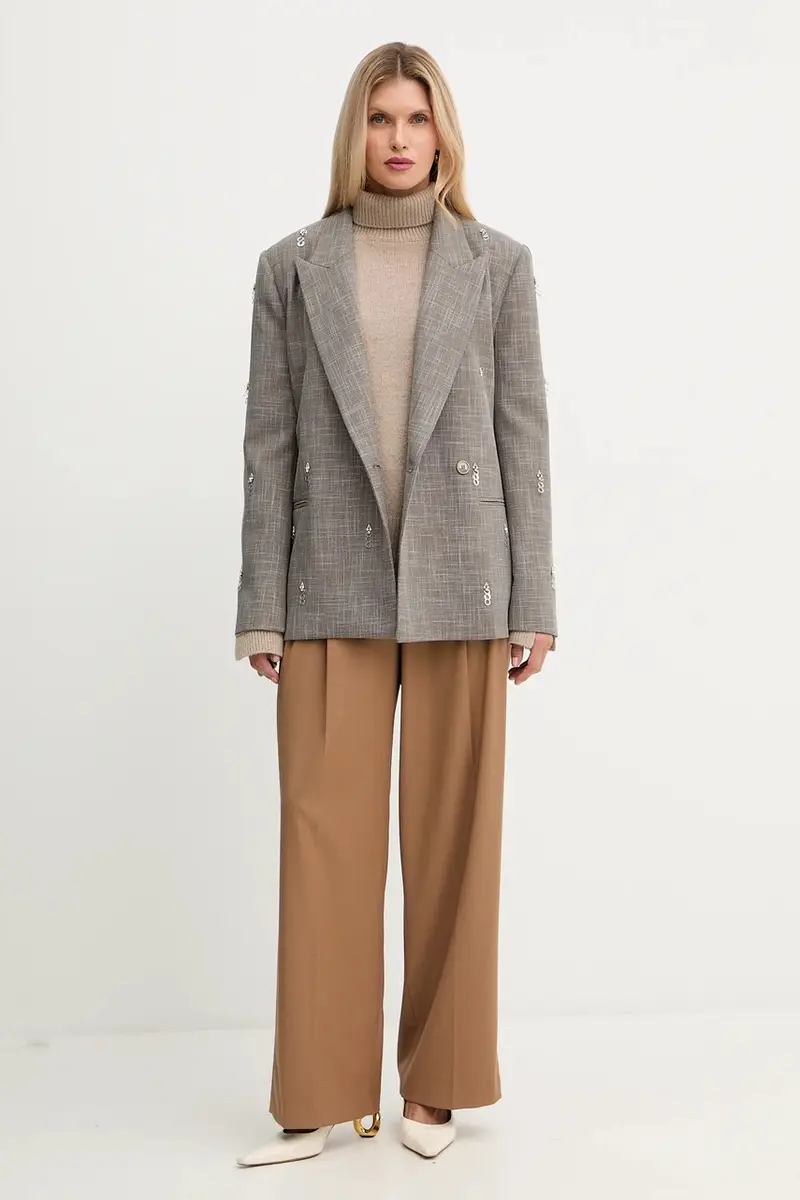 giacca colore marrone A25CPGI00301 miniatura 2