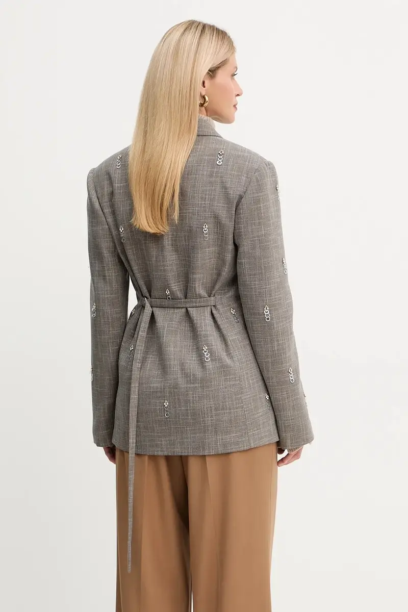 giacca colore marrone A25CPGI00301 miniatura 3