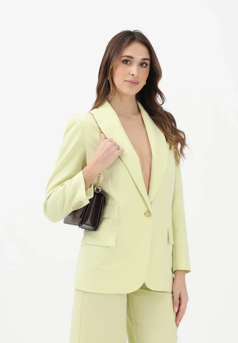 Giacca monopetto lime da donna miniatura 2