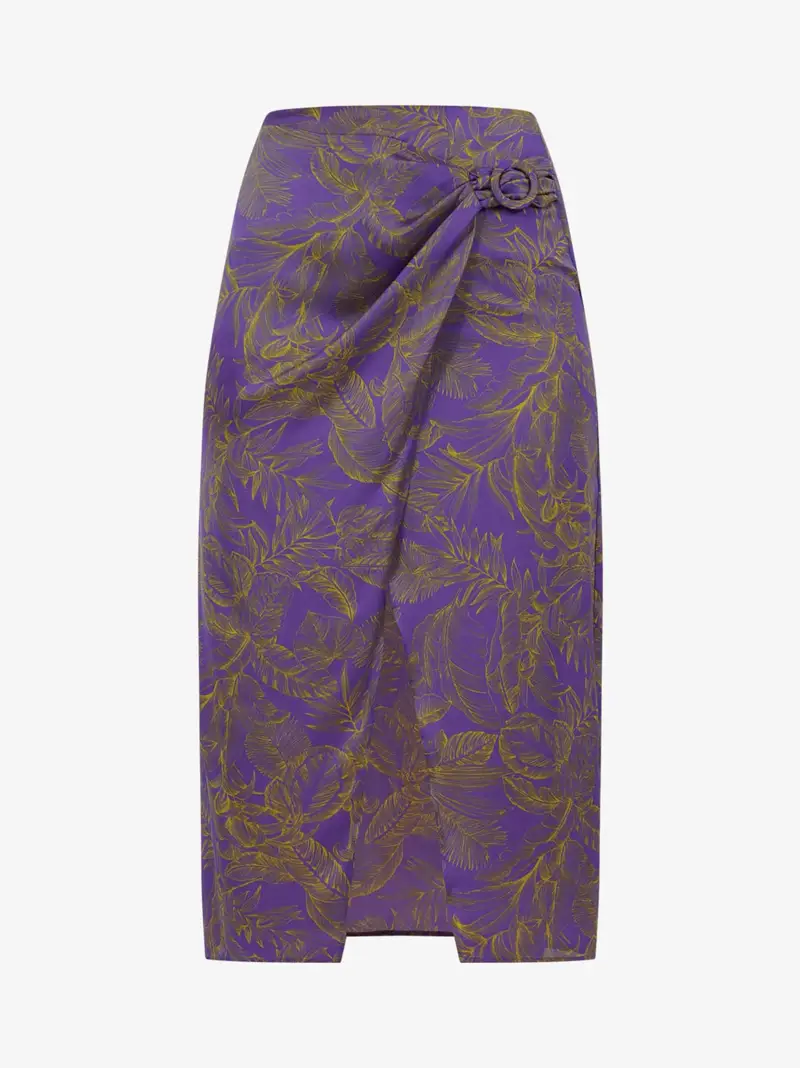 Gonna viola fantasia a portafoglio raso